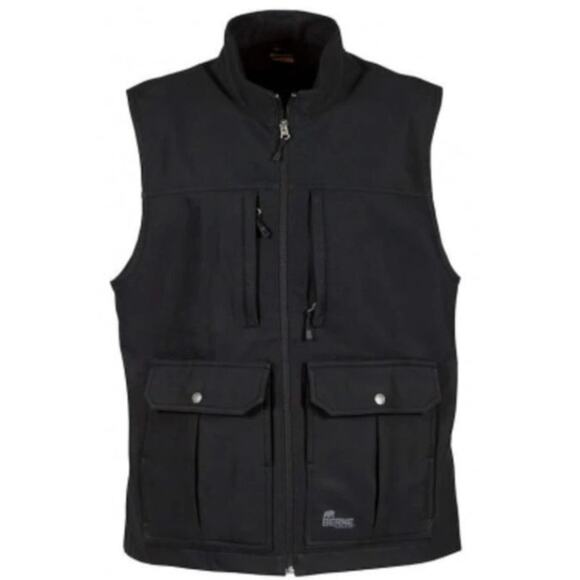 Berne Workwear Conceal Carry Full-Zip Black Tactical Vest Men's Medium - Picture 1 of 9